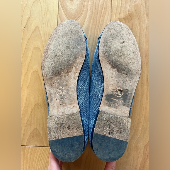 Chanel Denim Ballet Flats - Picture 3 of 6